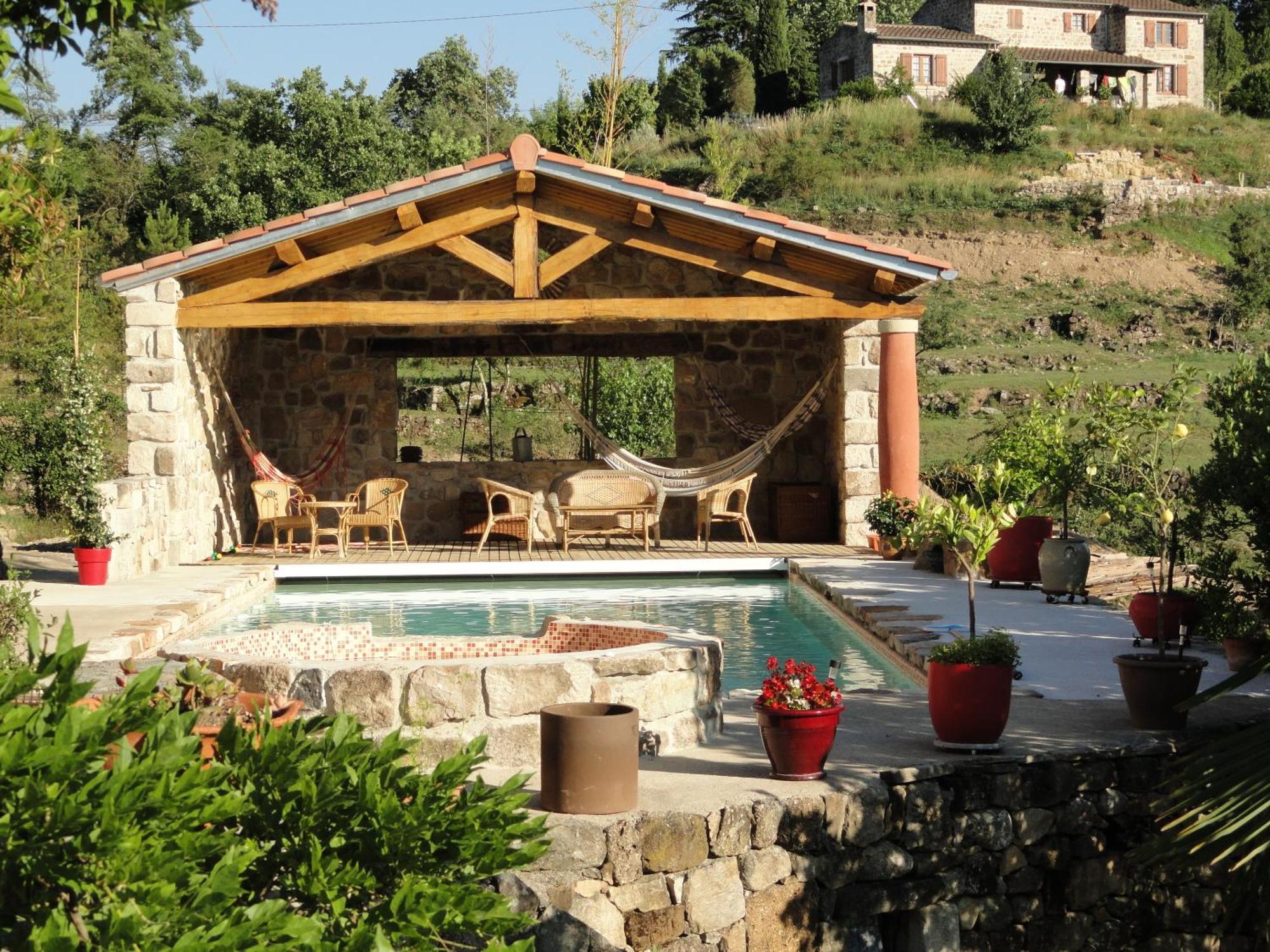 Chambre D'Hotes Au Creux Du Chambon Joyeuse Bagian luar foto